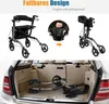 COSTWAY Aluminium Rollator, Reiserollator, Produktbild-Vorschau 8