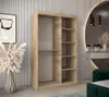 Kleiderschrank mit Spiegel MILADA – Breite 120 cm, Eiche Produktbild-Vorschau 2