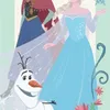 Ręcznik kąpielowy Frozen Anna, Elsa & Olaf 70 x 140 cm Podgląd zdjęcia produktu 4