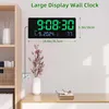 Große digitale Wanduhr mit LED-Bildschirm, Wecker und Produktbild-Vorschau 2