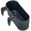 Zestaw 6 doniczek Prosperplast | Boardee | Black | 40 cm Podgląd zdjęcia produktu 7