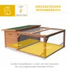 PawHut Kleintierstall Zwergkaninchenstall Kleintierkäfig Produktbild-Vorschau 4
