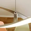 Lindby LED-Hängelampe Auron, nickelfarben, Metall, dimmbar Produktbild-Vorschau 6