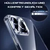 A close-up of a clear phone case with a camera lens protector, highlighting its features. Anteprima dell’immagine prodotto