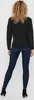 ONLY ONLCAMILLA V-NECK L/S PULLOVER KNT Dark Grey Melange S Produktbild-Vorschau 3