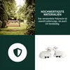 Dekoschafe Gartenfiguren - Lämmer und Schaf Deko für Produktbild-Vorschau 5