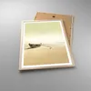 Gerahmtes Poster - Rahmen in heller Eiche - £ódŸ Wrack Meer Produktbild-Vorschau 3