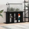 vidaXL Supporto per acquario in rovere nero 120 x 40 x 60 Anteprima dell’immagine prodotto 2