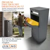 Paketbox mit Zeitungsfach Anthrazit, Paketbriefkasten, Produktbild-Vorschau 3
