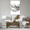 Bild auf Leinwand - Leinwandbild - Einteilig - Owl Federn Produktbild-Vorschau 6