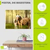ARTland Poster Pferde in den Feldern II Größe: 80x60 cm Produktbild-Vorschau 2