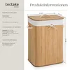 tectake® Wäschekorb 42 x 31,5 x 60 cm Produktbild-Vorschau 6