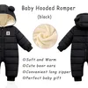 Baby Winter Overall mit Kapuze, Strampler Schneeanzug Produktbild-Vorschau 4