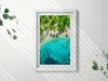 Tropischer Strand in Koh Tao– Wandbild mit Rahmen – Produktbild-Vorschau 2
