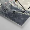 Wanduhr - Quadrat - Glasuhr - Grafik Frau Berge - 40x40cm - Produktbild-Vorschau 5
