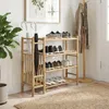 Półka na buty vidaXL, 88 x 27 x 80 cm, bambus, kolor Podgląd zdjęcia produktu 2