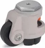 4er Set - Nivellierrolle 50mm Rad Blickle Rolle 250kg Produktbild-Vorschau 2