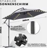 SWANEW 3,5 m slnečník UV40+ Camping Pendulum Umbrella Náhľad obrázku produktu 2