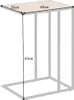 Tavolino industriale SLIM LINE 43 cm in rovere selvatico Anteprima dell’immagine prodotto 10