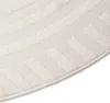 Tappeto Tapiso HYGGE Moderno Rotondo Bianco Soggiorno Anteprima dell’immagine prodotto 6
