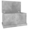 vidaXL Truhla betonová šedá 70x40x38 cm odvozený dřevěný Náhled obrázku produktu 1