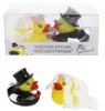 Bade Ente Hochzeitspaar 6x6cm in Geschenkpackung Produktbild-Vorschau 1
