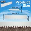 LZQ Rasenkante Metall 100x20 cm – 5 Stück (5 m), Flexibel Produktbild-Vorschau 7