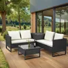 FCH Gartenmöbel Set - Gartenlounge-Set -  Polyrattan Produktbild-Vorschau 7