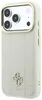 Custodia Guess con motivo a righe e logo 4G, color beige, Anteprima dell’immagine prodotto 2