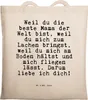 Mr. & Mrs. Panda Tote Bag Weil du die beste... - Produktbild-Vorschau 1