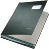 Leitz Unterschriftsmappe 57000085 DIN A4 20Fächer Graupappe Produktbild-Vorschau 1