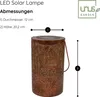 UNUS Solarlaterne mit Baum-Dekor Solar Laterne LED Produktbild-Vorschau 7