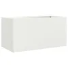 vidaXL Pflanzkübel Weiß 62x30x29 cm Stahl Produktbild-Vorschau 1