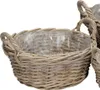 Pflanzkorb FARMER grau braun D33cm Kooboo Rattan Rattankorb Produktbild-Vorschau 1