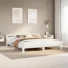 vidaXL Postel z masivu bez matrace bílá 180x200 cm borovice Náhled obrázku produktu 2