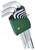 Bosch 9-piece Allen key set Anteprima dell’immagine prodotto 1
