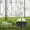 Rankgitter Metall 2er Set 50x150 cm Schwarz rostfrei Produktbild-Vorschau 7