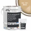 2K Fliesenlack Fliesenfarbe Wand Bodenfliesen W712 Beige Produktbild-Vorschau 1