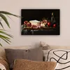 Wanddeko 30x20 cm - Stilleben - Trinktafel, Leinwand Bilder Produktbild-Vorschau 2