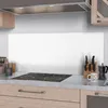 DEQORI Küchenrückwand Glas 125x50 cm 'Weiß' Spritzschutz Produktbild-Vorschau 2