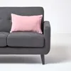 HOMESCAPES Housse de coussin en velours rose, 30 x 50 cm Voir les images du produit 4
