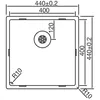 SOLIDO 3D-Spüle CABLPP40R10 Edelstahl Produktbild-Vorschau 2