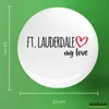 Huuraa Button Ft. Lauderdale my love 25mm rund mit Produktbild-Vorschau 3