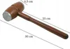 Holz Fleischklopfer zweizackig 30 cm braun für Schnitzel Produktbild-Vorschau 2