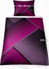 2-tlg. Biber Winter Bettwäsche, 155x220 +80x80 cm, Magenta Produktbild-Vorschau 2