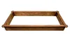 A wooden grave frame on a white background. Anteprima dell’immagine prodotto