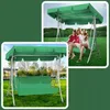 Gartenschaukel Sitzbezug 114x93 cm Gruen 600D PVC Produktbild-Vorschau 7