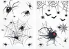 Oblique Unique Temporäre Tattoos Spinnen mit Netz 4 Bögen Produktbild-Vorschau 4