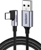 Ugreen Kątowy Kabel Przewód Usb - Usb Typ C 1M 3A Szary Podgląd zdjęcia produktu 30