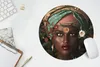 MuchoWow® Mauspad Mousepad Frau - Blumen - Schmetterlinge - Produktbild-Vorschau 5